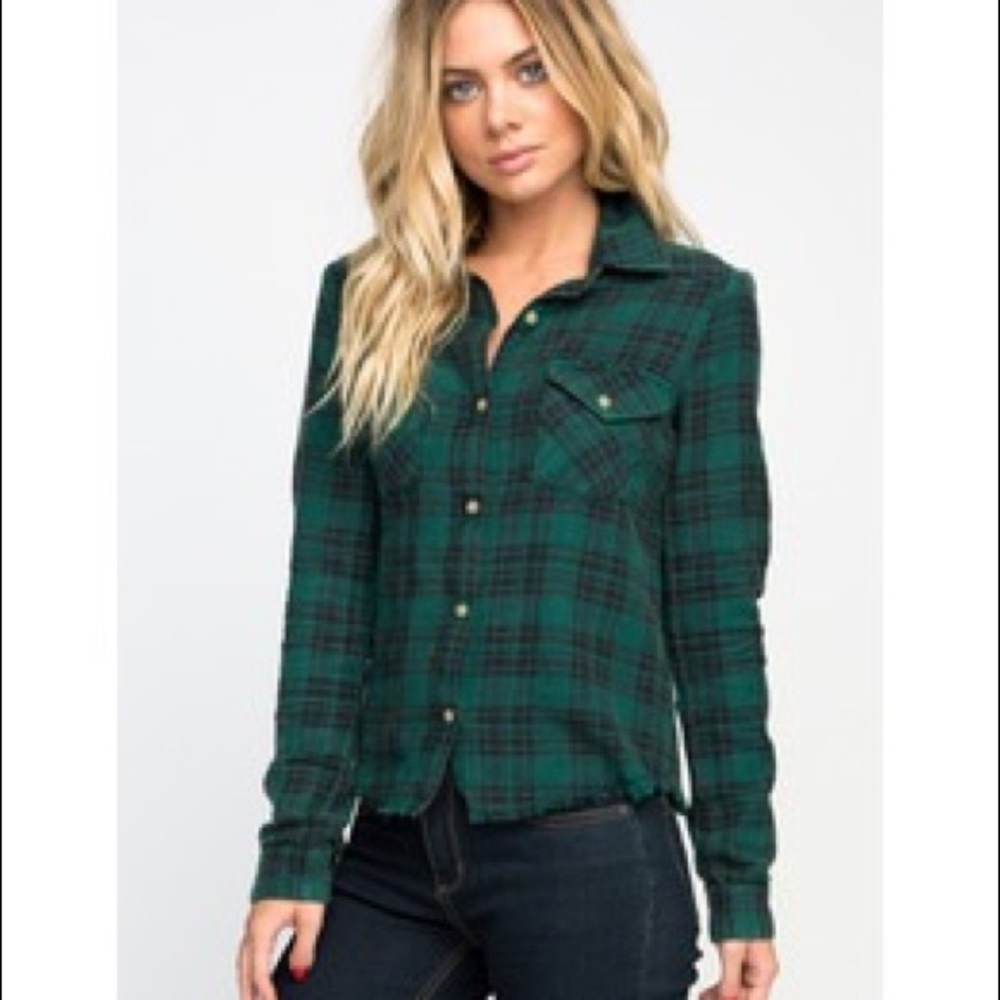 Atmosphere Green Flannel